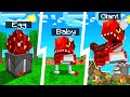 Upgrading a BABY T-REX to GIANT T-REX in Minecraft!