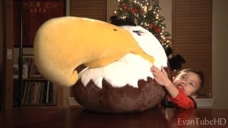 Angry Birds Christmas Gifts - Mighty Eagle Plush! Angry Birds Haul! What I Got For Christmas!