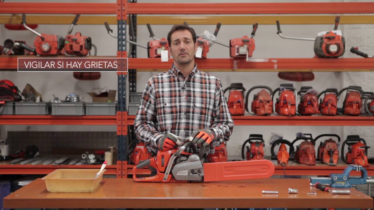 Trabajar con Motosierras. Mantenimiento. Limpieza y puesta a punto | Vídeo  26 - YouTube
