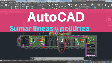 👍🏻 👍🏻 COMO SUMAR LINEAS Y POLILINEAS EN AUTOCAD👍🏻 👍🏻