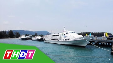 Thời tiết xấu, tạm ngưng chạy tàu cao tốc ra đảo Phú Quốc | THDT