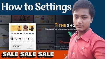 How to Settings The Shop - PWA eCommerce cms