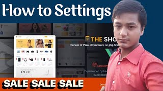 How to Settings The Shop - PWA eCommerce cms