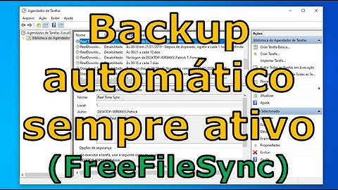 Backup automático sempre ativo (FreeFileSync)