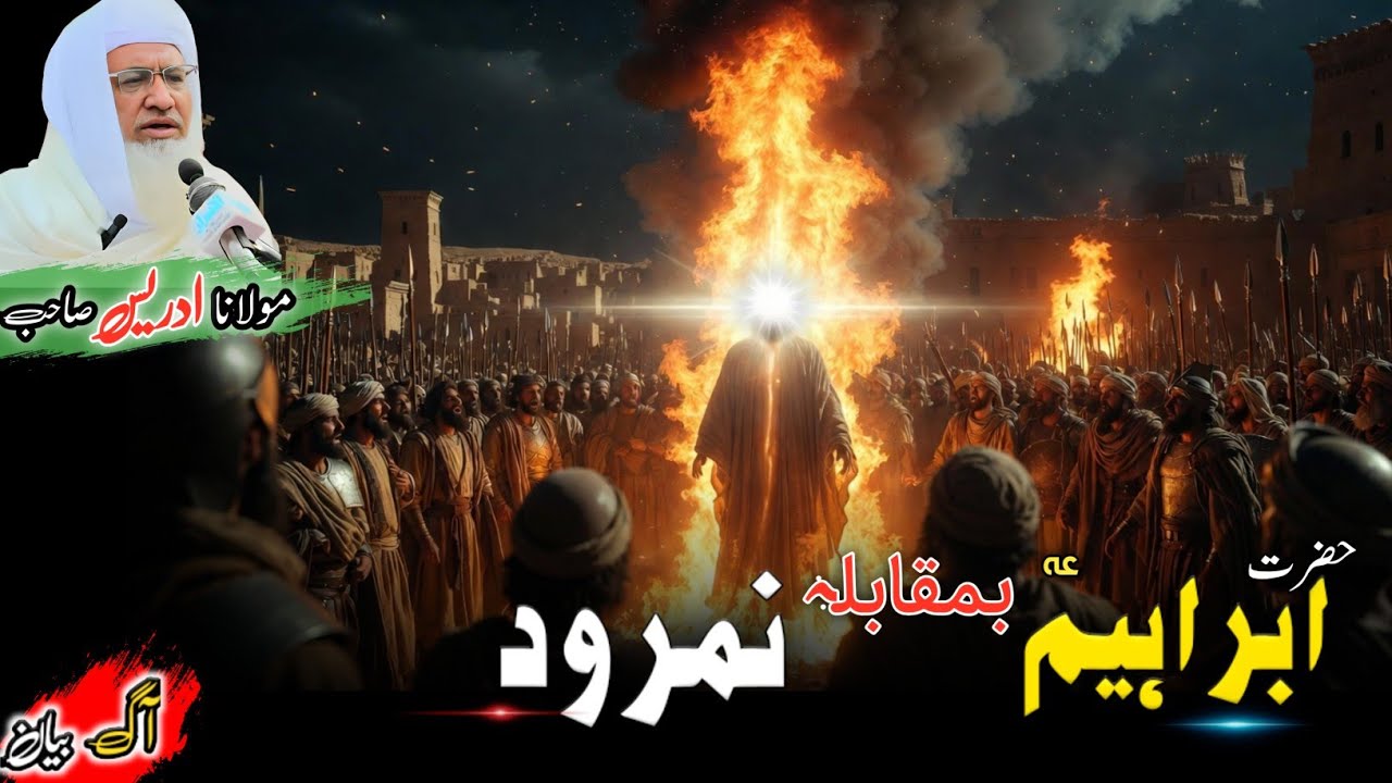 حضرت ابراھیم او نمرود قصّه | شیخ محمد ادریس صاحب | پشتو بیان | اسلامک پشتو واقعات | Molana Idrees