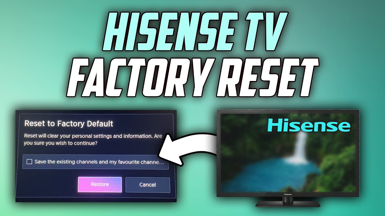 Hisense TV Factory Reset - Hard Reset Full Guide - YouTube