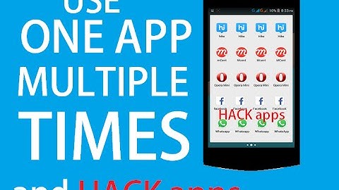 How to install same android app multiple times