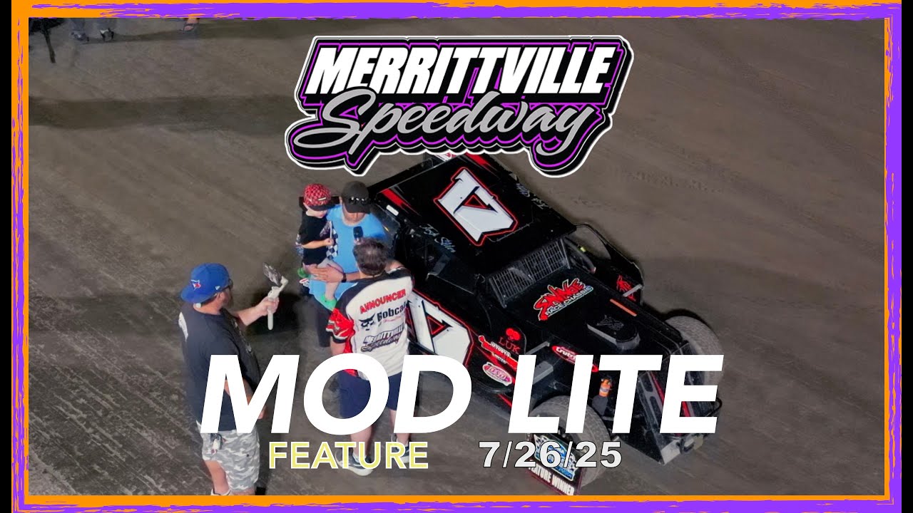 Pa Mod Lite Racing 7/26/25 MOD LITE FEATURE RACE - 20 LAPS 🏁 Merrittville Speedway dirt ...