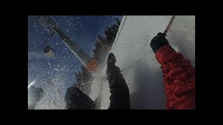 Skiing in St. Oswald Bad Kleinkirchheim Austria 2018 Hit by skier