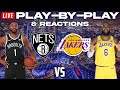 Brooklyn Nets vs Los Angeles Lakers | Live Play-By-Play &amp; Reactions