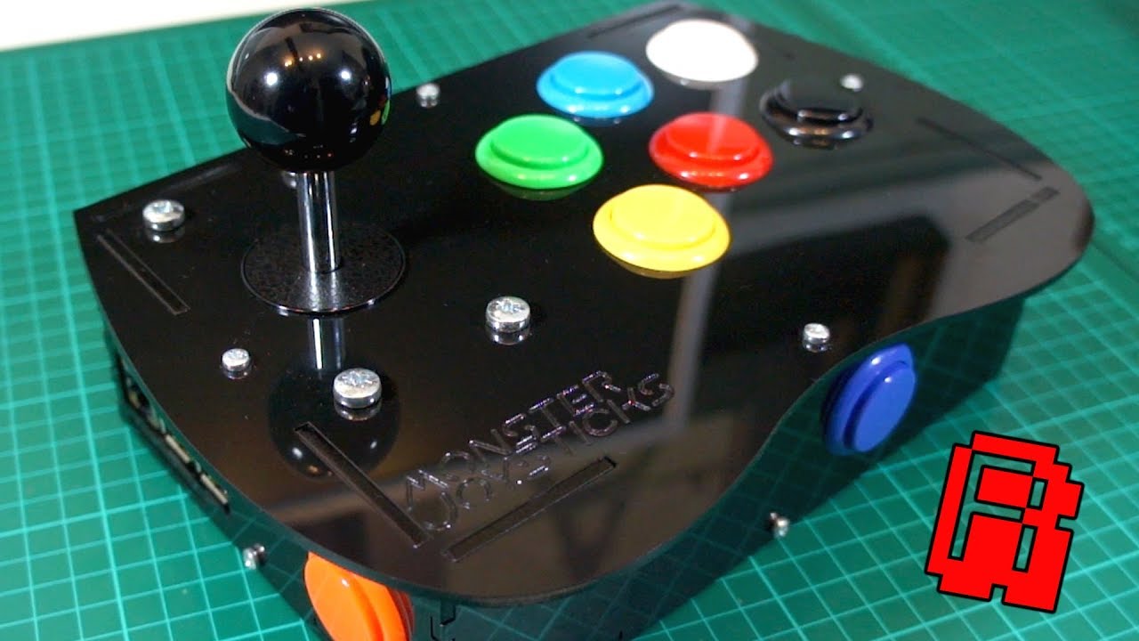 oppervlakte Trouwens Durven Monster Joystick Review | Raspberry Pi / RetroPie - YouTube