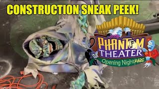 Phantom Theater Opening Nightmare Construction Sneak Peek Kings Island! 🤫