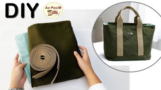 How to make zipper tote bag