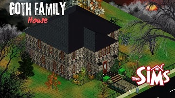 Speedbuild: The Goth House from Sims 2...in The Sims ! | Late Autumn Vibes🖤