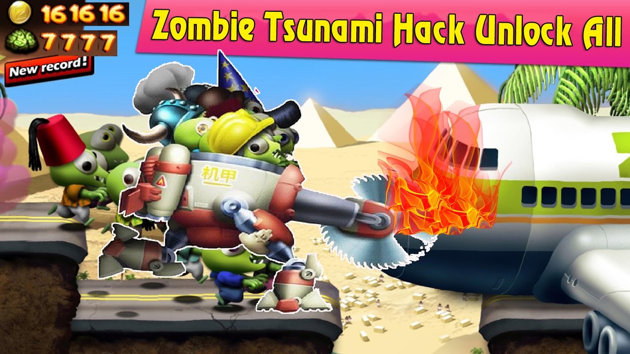 Zombie tsunami hack unlock all skill zombies high... - youtube