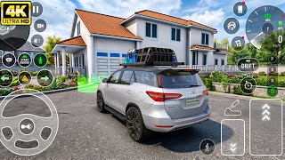 Toyota Fortuner Road Trip Adventure | Car Parking Driving School Gameplay | 4K screenshot 3