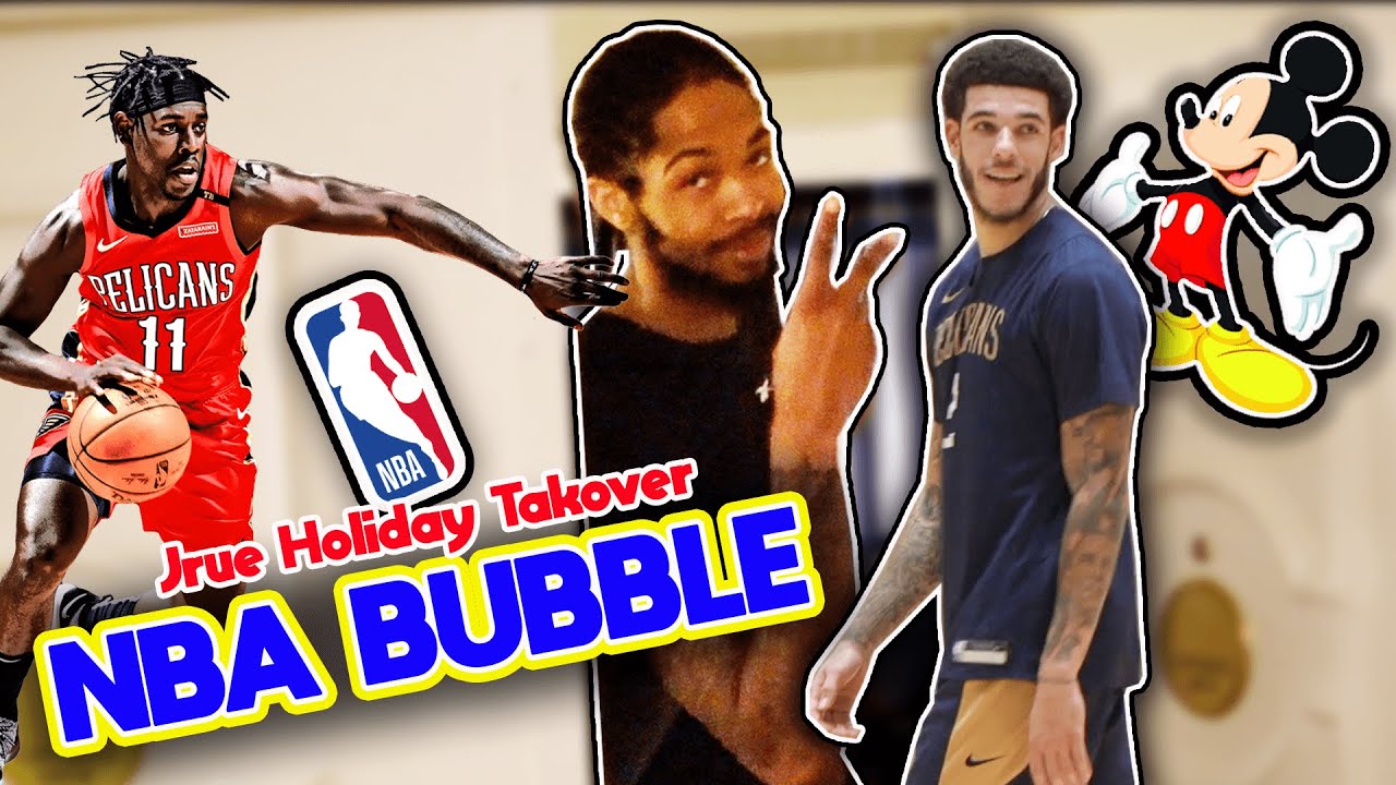 Jrue Holiday takes over my *NBA Vlog* in the Bubble ...