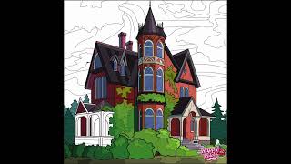 Victorian House | Adult Coloring | Coloring Apps