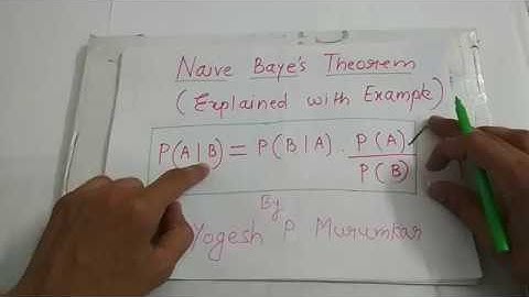 Naive Bayes Theorem explained with simple example (easy trick)