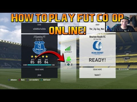 How To Play CO-OP FUT Online! | From Two Seperate Consoles | Easy Tutorial