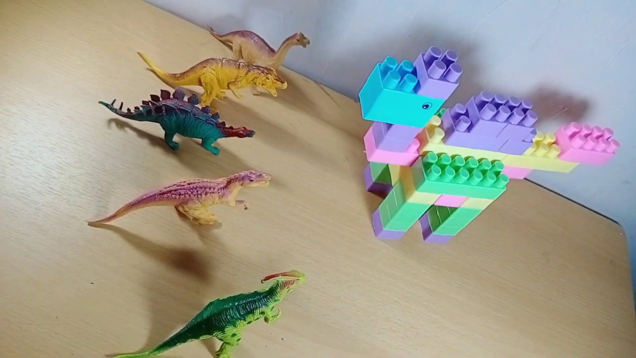 Seru Banget Dinosaurus  Lego  Melawan dinosaurus  Plastik 