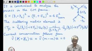 Mod-03 Lec-38 Photon polarisation sums, Pair production through annihilation