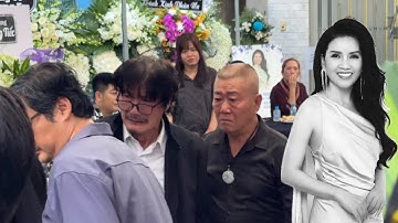 NSƯT Công Ninh bạn tri kỷ Ngọc Trinh (Mùi Ngò Gai) khóc nghẹn ôm đồng nghiệp tại tang lễ lần cuối