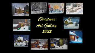 Snowy Art - Christmas Art Exhibition for beginners Gallery
