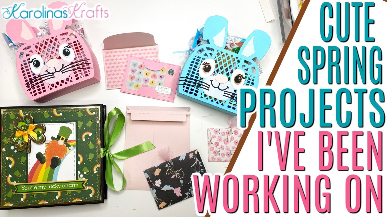 SPRING & EASTER Projects I've Been Working On, Some Saint Patricks Day, & some CRAFT FAIR GOODIES