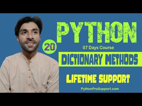 20 Python Dictionary Methods | Python Dict Coding Examples #pythoninhindi  #pythonforbeginners