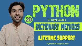 20 Python Dictionary Methods | Python Dict Coding Examples #pythoninhindi  #pythonforbeginners Net Worth