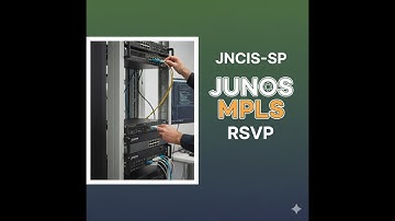 Juniper JNCIS-SP - Junos MPLS Fundamentals - RSVP - Configuring a Basic LSP