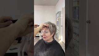 Стрижка Пикси после 55 лет/Pixie haircut after 55 years #модаикрасота #короткиестрижки #пикси