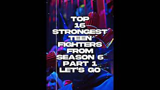 Top 15 Strongest Fighters From Season 6 #cobrakai