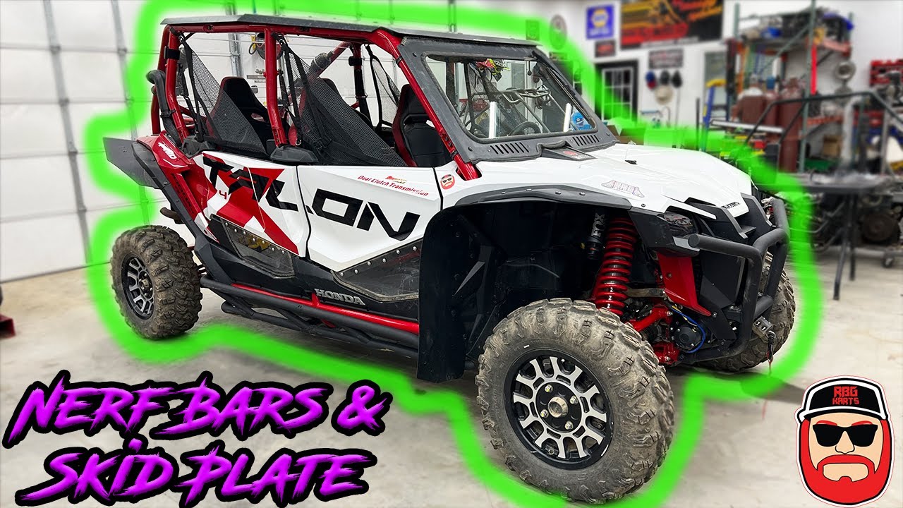 Honda Talon 1000X-4 Nerf Bars & Skid Plate Install ~ Super ATV