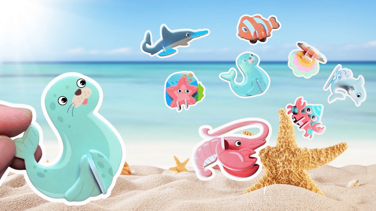 Ocean Animals For Kids | Learn Sea Animal Names for Kids - YouTube