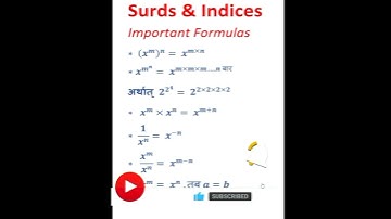 Power & Indices Formulas | #formula1 #shorts #shortvideo 🤔💯🔥