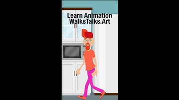 Learn How To Create Walking Talking Character Animation #Shorts