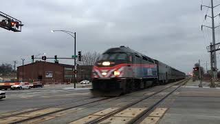 Express Metra Rock Train#403 at Longwood-Chicago.