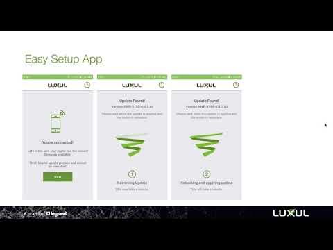 How To Use The Luxul Easy Setup App --- Featuring Jared From Luxul