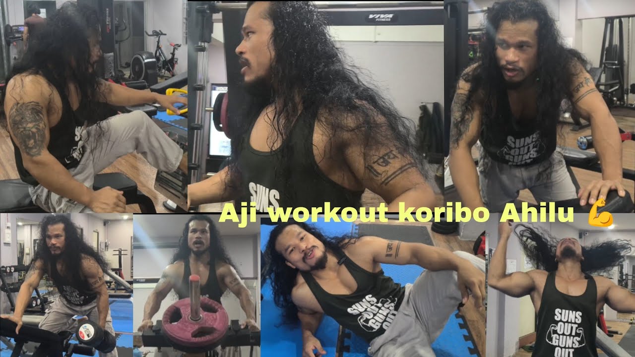 (Debojit fitness) Aji workout koribo Ahilu Gym 💪 bodybuilder 💪💪 I love you 🤟