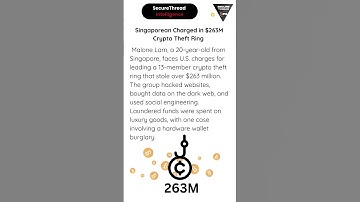 Singaporean Charged in $263M Crypto Theft Ring Using Hacking, Social Engineering