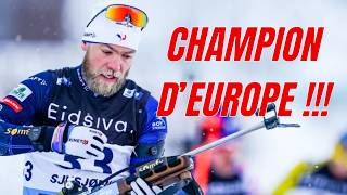 INCROYABLE ! Antonin Guigonnat sacré Champion d’Europe sur l'Individuel 2026! #Biathlon