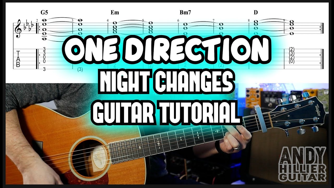 Night Changes by One Direction #nightchanges #onedirection #guitartuto