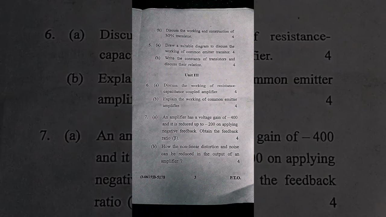 semi conductor devices 2022 question paper cdlu