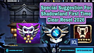 Special Suggestion For Shadowland First Time Clear Reset 2026 - Marvel Future Fight