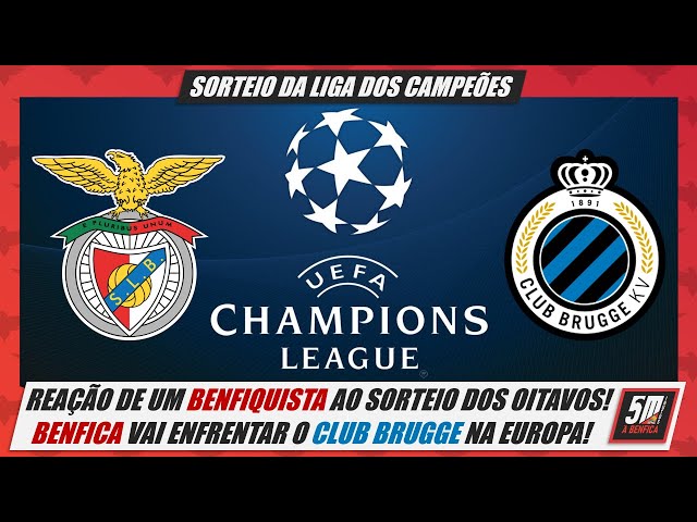 🔴 CLUB BRUGGE VS BENFICA 0-2 (EM DIRETO) - LIGA DOS CAMPEOES - OITAVOS  FINAL - 1ª RONDA ⚽ 