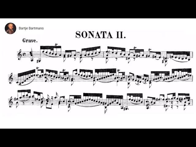 Bach Violin Sonata No 2 In A Minor Bwv 1003 Grumiaux Youtube