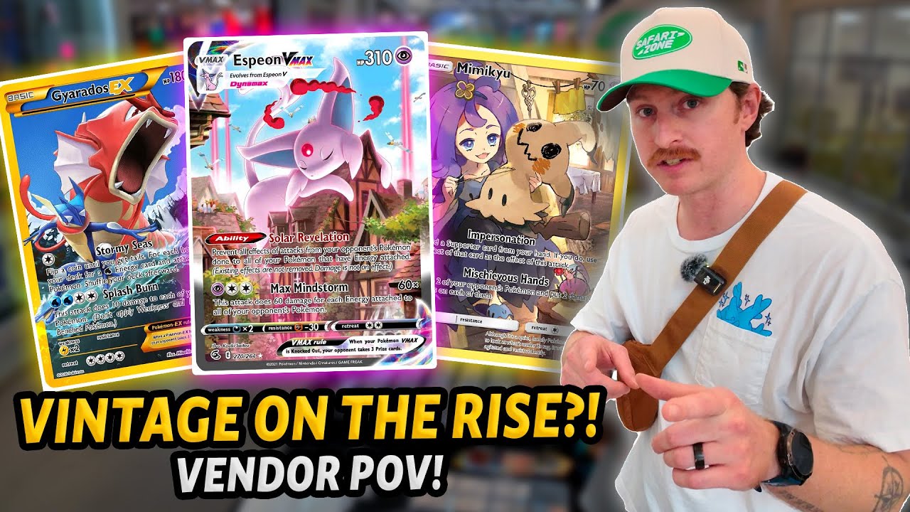 Modern Pokemon is DOWN and Vintage is on the MOVE! Vendor POV!