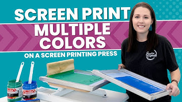 3 Ways to Screen Print Multi-Color Designs on a Press using Vinyl